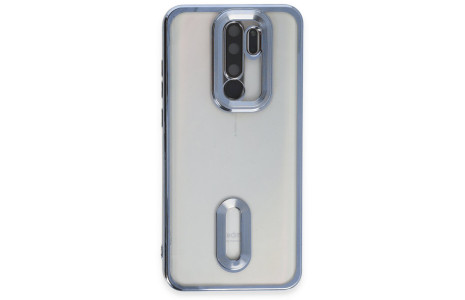 Newface Xiaomi Redmi Note 8 Pro Kılıf Slot Silikon - Sierra Blue