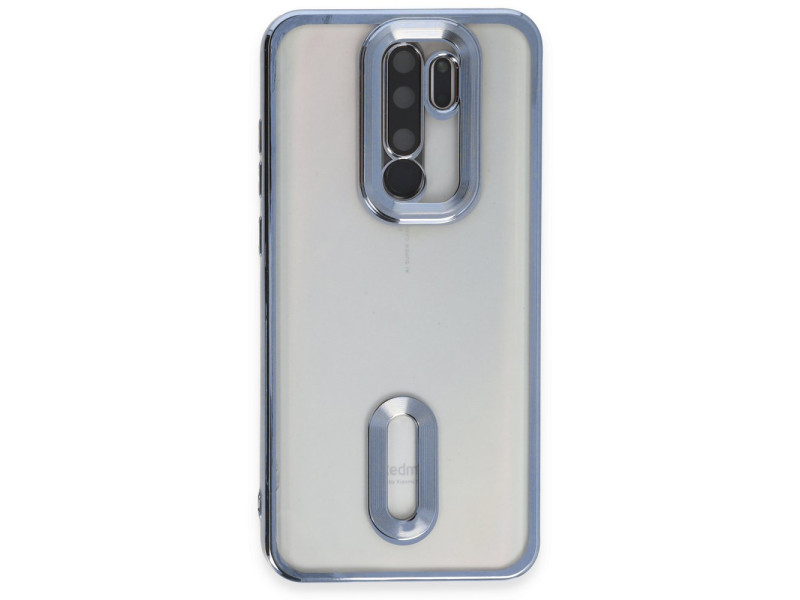 Newface Xiaomi Redmi Note 8 Pro Kılıf Slot Silikon - Sierra Blue