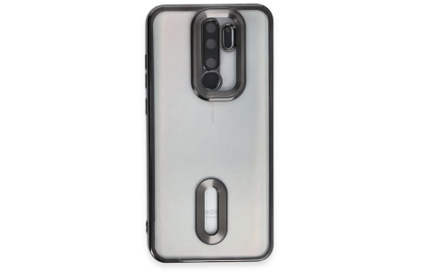 Newface Xiaomi Redmi Note 8 Pro Kılıf Slot Silikon - Siyah