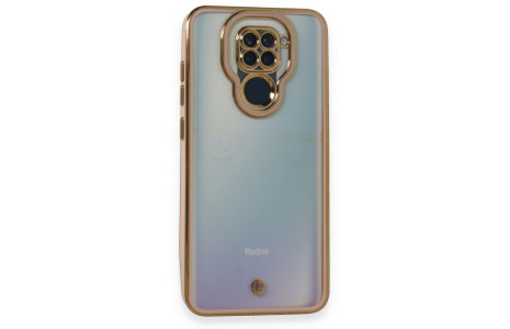 Newface Xiaomi Redmi Note 9 Kılıf Liva Lens Silikon - Pudra
