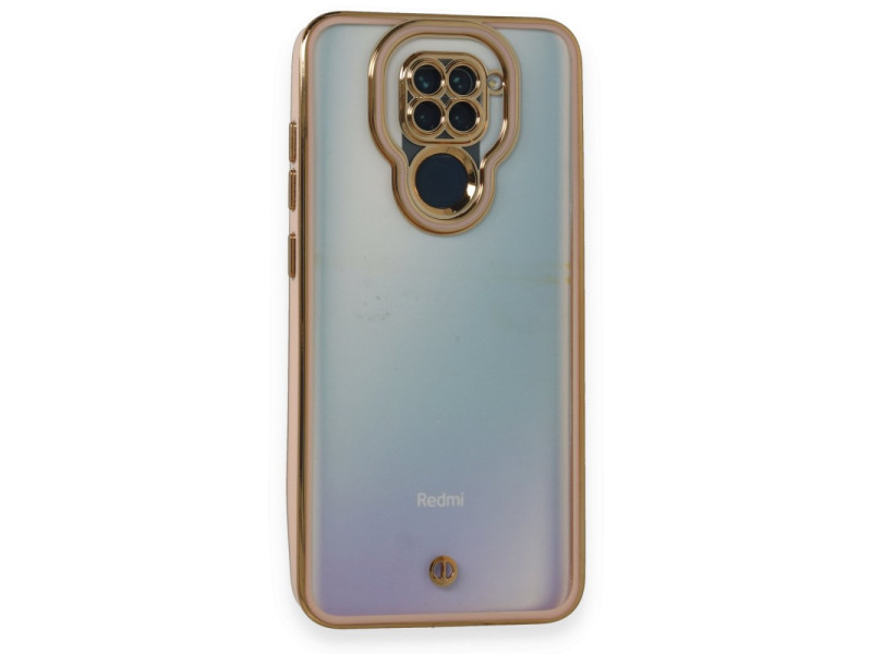 Newface Xiaomi Redmi Note 9 Kılıf Liva Lens Silikon - Pudra