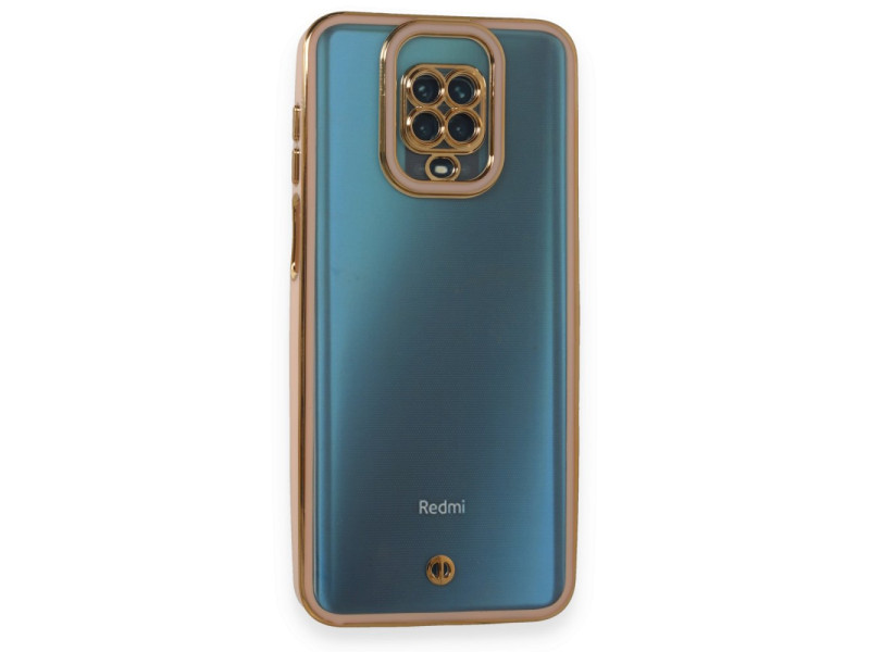 Newface Xiaomi Redmi Note 9 Pro Kılıf Liva Lens Silikon - Pudra