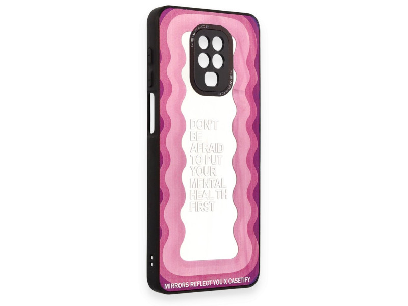 Newface Xiaomi Redmi Note 9S Kılıf Mirror Desenli Kapak - Mirror - 11