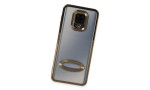 Newface Xiaomi Redmi Note 9S Kılıf Slot Silikon - Gold