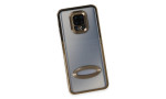 Newface Xiaomi Redmi Note 9S Kılıf Slot Silikon - Gold