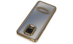 Newface Xiaomi Redmi Note 9S Kılıf Slot Silikon - Gold