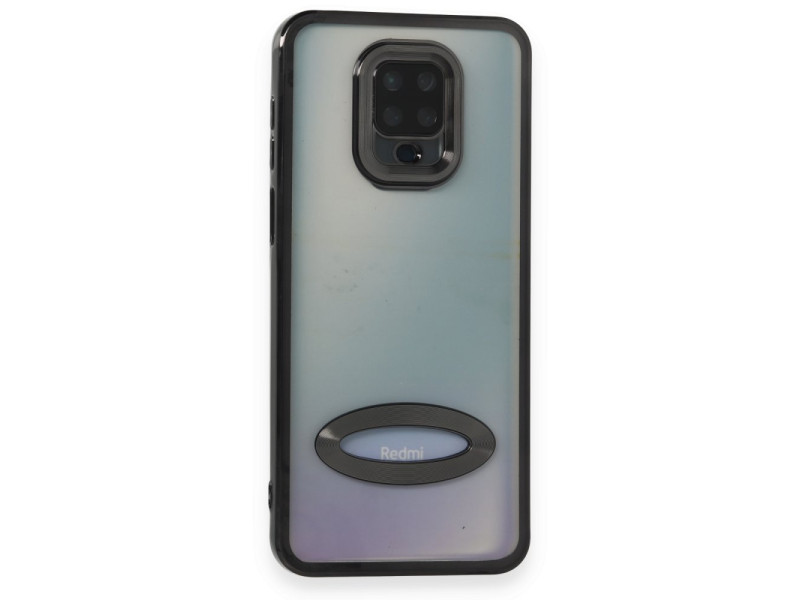 Newface Xiaomi Redmi Note 9S Kılıf Slot Silikon - Siyah
