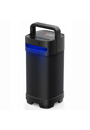 Earldom A14 RGB Işıklı Radyolu Bluetooth Kablosuz Hoparlör - Siyah