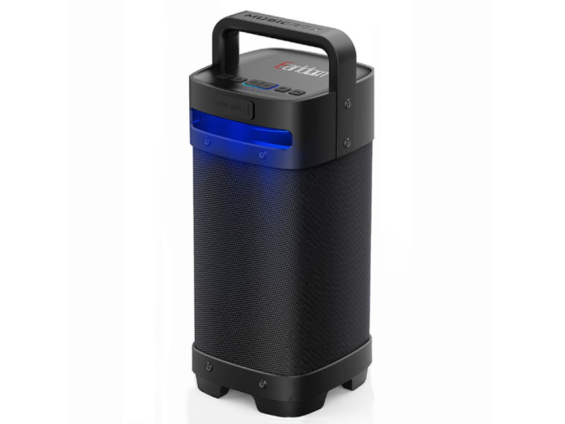 Earldom A14 RGB Işıklı Radyolu Bluetooth Kablosuz Hoparlör - Siyah