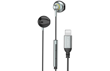 Earldom E67 Lightning Kablolu Kulaklık - Gümüş