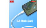 Earldom EC-151C PD 60W Type-C to Type-C 1M Hızlı Şarj Kablosu - Beyaz