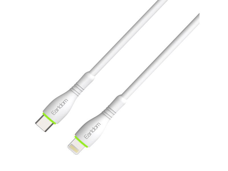 Earldom EC-151i PD 20W Type-C to Lightning 1M Hızlı Şarj Kablosu - Beyaz