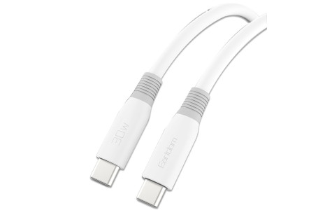Earldom EC-156C PD 60W Type-C to Type-C 2m Hızlı Şarj Kablosu - Beyaz