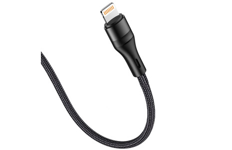 Earldom EC-160i 2.4A Lightning 1M Hızlı Şarj Kablosu - Siyah