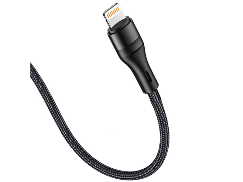 Earldom EC-160i 2.4A Lightning 1M Hızlı Şarj Kablosu - Siyah