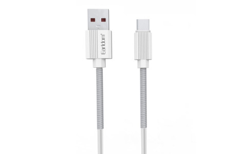 Earldom EC-137C 1M 3A Kırılmaya Dayanıklı Type-C Hızlı Şarj Kablosu - Beyaz