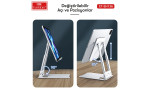 Earldom EH136 Ayarlanabilir Telefon ve Tablet Tutucu - Beyaz