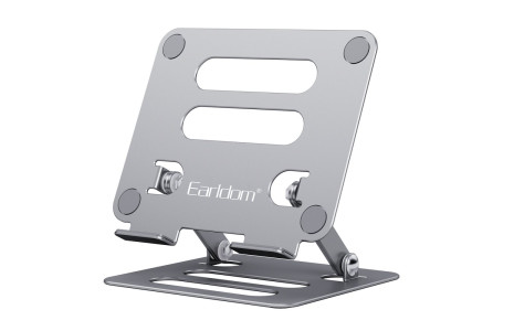 Earldom EH204 Ayarlanabilir Metal Laptop ve Tablet Standı - Gümüş