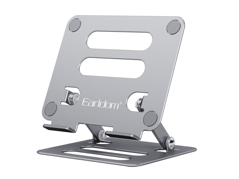 Earldom EH204 Ayarlanabilir Metal Laptop ve Tablet Standı - Gümüş