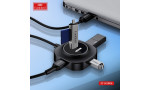 Earldom HUB06 Tak Çalıştır 4 Adet Usb 2.0 Çıkışlı Usb Çoklayıcı - Siyah