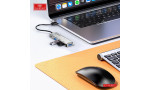 Earldom HUB12 Tak Çalıştır 40cm 4 Adet Usb 2.0 ve 1 Adet Type-C Çıkışlı Usb Çoklayıcı - Gri