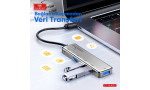 Earldom HUB12 Tak Çalıştır 40cm 4 Adet Usb 2.0 ve 1 Adet Type-C Çıkışlı Usb Çoklayıcı - Gri
