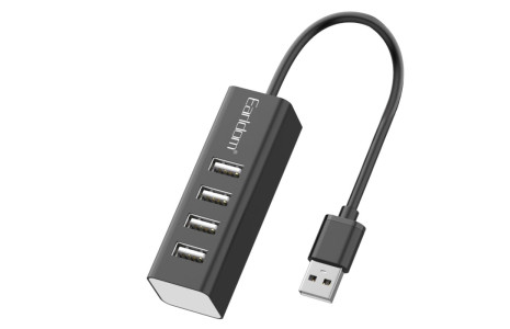 Earldom HUB14 Tak Çalıştır 4lü Usb Çoklayıcı - Siyah