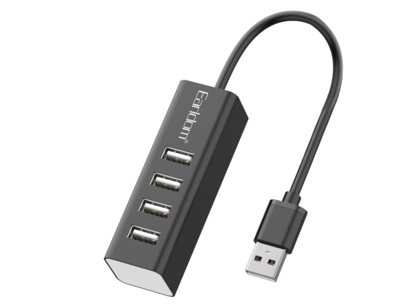 Earldom HUB14 Tak Çalıştır 4lü Usb Çoklayıcı - Siyah
