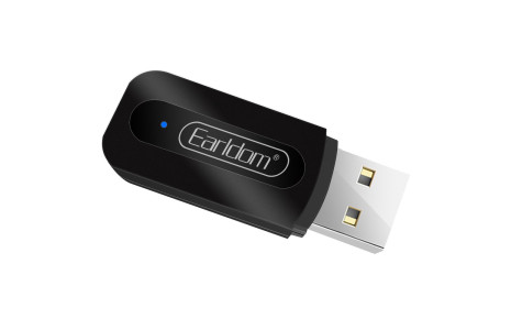 Earldom M22 Bluetooth 5.0 Usb Aux Dönüştürücü - Siyah