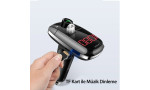 Earldom M55 Bluetooth USB3.0 PD Hızlı Şarj Dijital FM Transmitter - Siyah