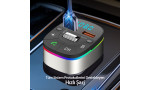 Earldom M74 Bluetooth USB3.0 Dijital FM Transmitter - Siyah