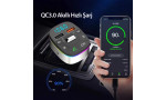 Earldom M74 Bluetooth USB3.0 Dijital FM Transmitter - Siyah