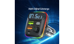Earldom M80 Bluetooth USB3.0 ve Type C PD Hızlı Şarj FM Transmitter - Siyah