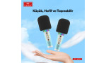 Earldom MC6 Led Işıklı Karaoke Mikrofon - Pembe