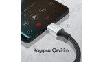 Earldom OT77 Tak Çalıştır Type-C to Aux Dönüştürücü - Siyah