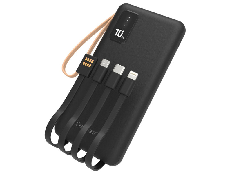 Earldom PB47 10.000 mAh 20W PD Hızlı Şarj Powerbank - Siyah