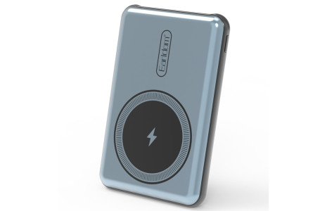 Earldom PD12 5.000 mAh 12W Kablosuz Şarjlı PD Hızlı Şarj Powerbank - Mavi