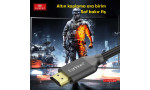 Earldom W26 3m 4K Altın Uçlu Hasır HDMI Kablo - Siyah
