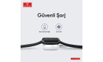 Earldom WC23 Kablosuz Manyetik Akıllı Saat Şarjı Galaxy Watch 3/4/Active 1/Active 2