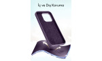 HDD iPhone 15 Kılıf HBC-163 Times Kapak - Derin Mor