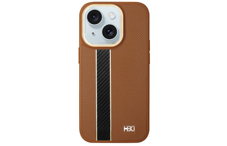 HDD iPhone 15 Kılıf HBC-163 Times Kapak - Kahverengi