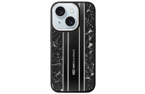 HDD iPhone 15 Kılıf HBC-188 Astra Kapak - Siyah