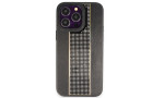 HDD iPhone 15 Pro Kılıf HBC-160 Almera Taşlı Kapak - Siyah