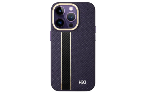 HDD iPhone 15 Pro Kılıf HBC-163 Times Kapak - Derin Mor