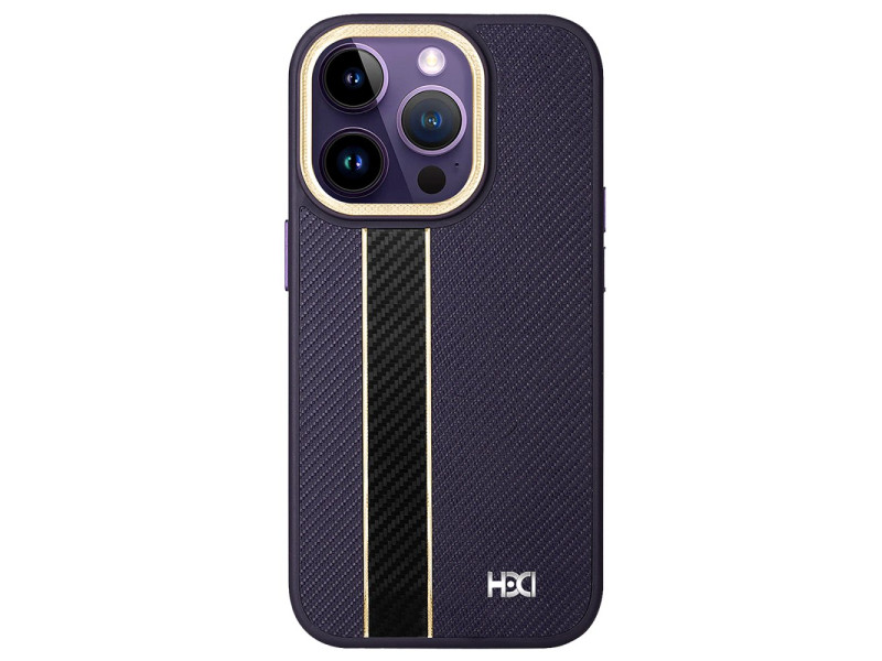 HDD iPhone 15 Pro Kılıf HBC-163 Times Kapak - Derin Mor