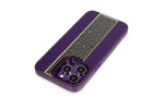 HDD iPhone 15 Pro Max Kılıf HBC-160 Almera Taşlı Kapak - Derin Mor