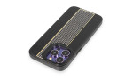 HDD iPhone 15 Pro Max Kılıf HBC-160 Almera Taşlı Kapak - Siyah