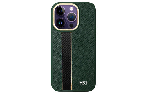 HDD iPhone 15 Pro Max Kılıf HBC-163 Times Kapak - Koyu Yeşil