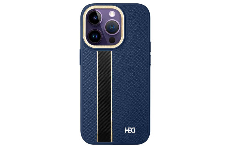 HDD iPhone 15 Pro Max Kılıf HBC-163 Times Kapak - Lacivert