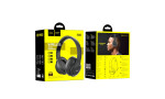 Hoco W28 Kablosuz Bluetooth Katlanabilir Kafaüstü Kulaklık - Siyah